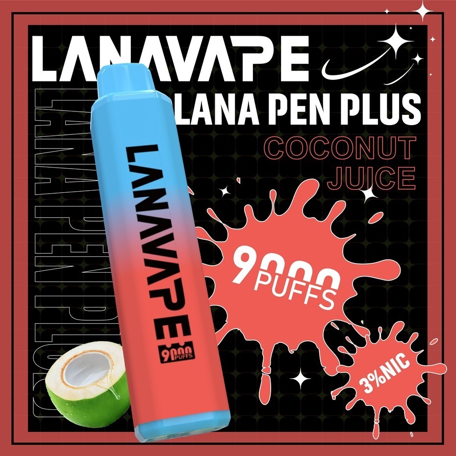 LANA9000口 一次性拋棄式 持久續航 & 快速充電